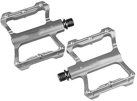 SlimpleStudio MountainbikePedale mit,Mountainbike-Rennrad aus Aluminiumlegierung-Silber