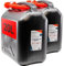 KOVA® 2x Benzinkanister 20L SCHWARZ Dieselkanister Reservekanister Kraftstoffkanister 20 Liter Wasserkanister für Benzin Diesel Wasser AdBlue Auswahl: 5 10 10L ltr 5L 20-Liter-Kanister & Außgießer