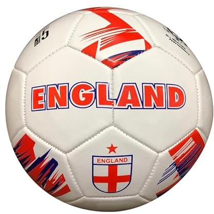 Gioco International Country Themed Footballs Ball, Adults Unisex, England (Multicolour), 5