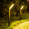 AGOTD Lampe Solaire Exterieur 20 LED Spot Solaire Extérieur Etanche IP55, Projecteur Solaire avec 3 Modes d’Éclairage au Sol pour Jardin Cour Allée Chemin - 2PCS