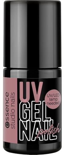 essence studio nails UV GEL NAIL polish, Nr. 04, Braun, langanhaltend, farbintensiv, vegan, ohne Mikroplastikpartikel, ohne Parfüm, ohne Parabene, 1er Pack (5ml)