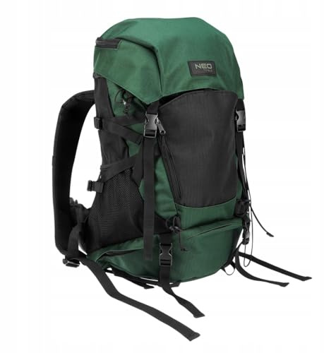 NEO TOOLS Vandringsryggsäck män kvinnor 30 l vattentät ryggsäck lätt reseryggsäck trekkingryggsäck för cykling, klättring, bergsklättring och resor sport, Grön