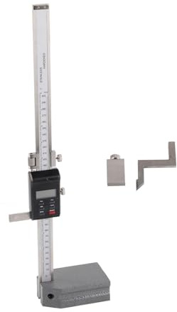 Jauge de hauteur numérique, jauge de hauteur électronique en acier inoxydable, jauge de hauteur for le travail du bois for la mesure du traitement mécanique(0-300mm)