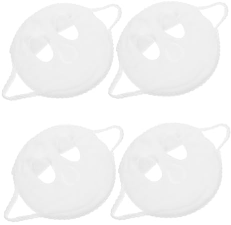 TOYZFRIENDY 4 pièces Masque Visage Réutilisable Froides Chaudes pour Spa Visage Soins Peau Femmes Filles Maison Salon