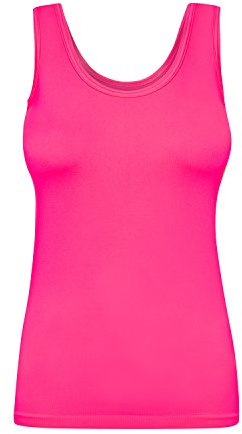 Assoluta Damen Tank Top, Größe M, neon pink