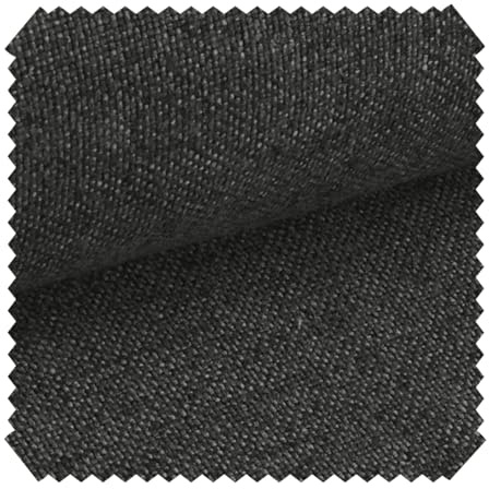 novely® ERFURT - Melierter Möbelstoff - Wasserabweisender Polsterstoff - Schwer Entzündbar - Pflegeleichte Meterware 1lfm | Farbe: 04 Graphit Grau