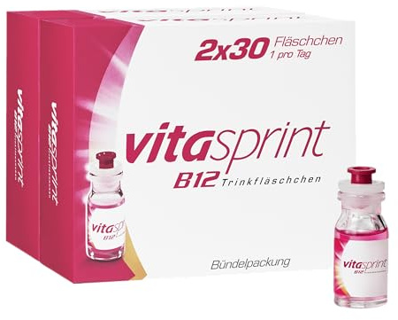 Vitasprint B12 Trinkfläschchen, 2x30 St. mit Vitamin B12 für mehr Energie