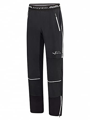 Black Crevice Herren Skitourenhose, schwarz/weiß, XXL