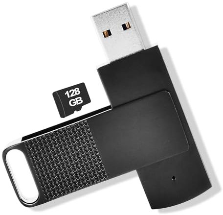 128GB Registratore Vocale Portatile, 3072 kbps con riconoscimento vocale e registrazione one-touch, registratore audio professionale per Lezioni, Riunioni, Interviste