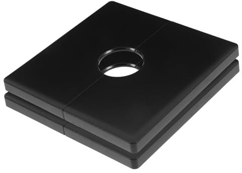 Cabilock 2piezas Panel De Salida De Cables De Abs para Pared con Orificio De Cubierta Decorativa para Tubería De Agua Placa Grifo De Ducha Cubierta De Tubería De Placas