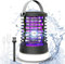 ROVLAK Lámpara Antimosquitos Electrico Exterior Recargable USB LED Lámpara Camping Luz UV Mata Mosquitos Bateria con 3 Niveles de Brillo, IP66 Impermeable, Función SOS para Camping/Jardín/Balcones