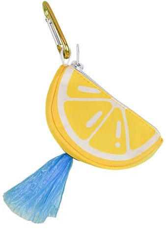 GkgWuxf Soporte para bolsas de excrementos, gran apertura, fácil de sacar, con gancho, dispensador de bolsas para perros, para viajes, caminar, suministros para cachorros, basura de pañales