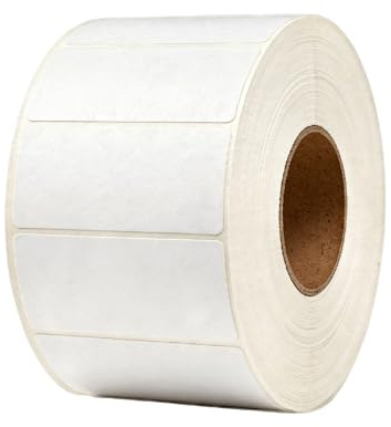 Etiquetas térmicas 30 x 50 mm – 1500 unidades rollo etiquetas adhesivas – Impresión Barcode, códigos de producto, inventario – para impresoras térmicas Zebra, Citizen, Bixolon