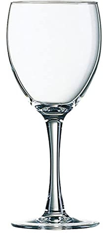 Arcoroc Princesa - Set 6 copas vino de vidrio tensionado 19cl