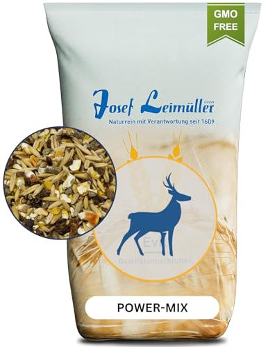 Leimüller Wildfutter 9 Winter-Mix 20 kg - Energiereiche Wintermischung mit Sojaschrot - Futter für Rehe, Rotwild, Hirsche & Rehkitze