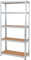 TMZ® (180cm x 90cm x 30cm) 5 Tier Heavy Duty Metal Galvanised Shelving Rack Unit Garage Storage Shelf (175KG Per Shelf)