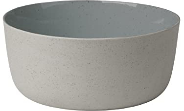 Blomus Schale SABLO | Keramikschale | Größe L | Farbe Stone | handwerklicher Look