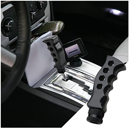 JNNJ Manual & Automatic Transmission Car Grip Knife Handle Gear, Car Gear Shift Knob with Adapter Screws and Spanner, Interior Auto Gear Lever Shifter Handle(Black)