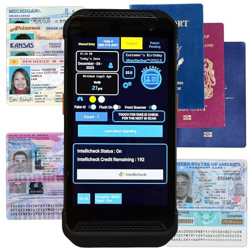 MinorDecliner Portable ID Scanner for Bars and Clubs for Age Verification