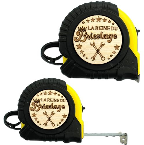 ERNESTINE - Mètre ruban pour femme cadeau femme bricolage - cadeau maman soeur idée cadeau femme - cadeau maman personnalisé - mètre pliant cadeau gadget - cadeau femme anniversaire Noël bricoleuse