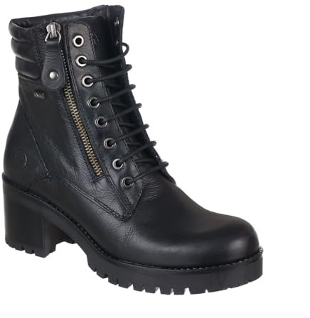 Coronel Tapiocca C231-11 Bota Piel Cordones TACÓN BAJO Mujer Negro 38