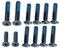 ZAHARA kit vis châssis ordinateur portable housse de base fixation pour Asus TUF Gaming A15 FA507,TUF Gaming A15 FX507 bottom case laptop screws (12PCS)