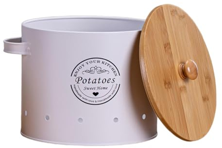 Contenitore for la conservazione della cucina, contenitore for delle verdure, barattolo rustico for di patate e cipolle, barattoli for, vaso for il bancone casa