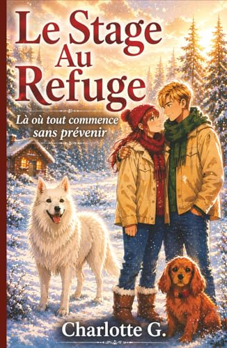 Romance de Noël, le stage au refuge, roman jeunesse et ado sur l’amitié, les premiers sentiments et l'amour fell good: Vivez l'aventure avec Camille, ... de soi, introspection et émotions fortes.