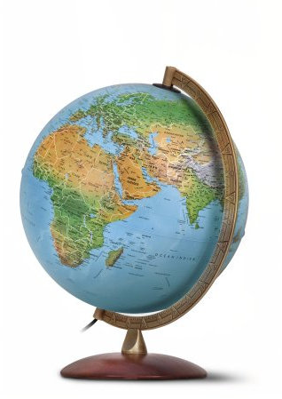 Nova Rico 0330AS - Astra - Mappamondo luminoso - Capitale e confini luminosi, diametro 30 cm