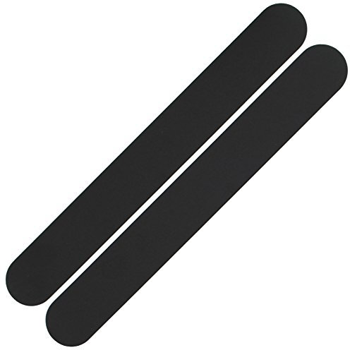 Fahrrad Kettenstreben Schutz Aufkleber Folie Lackschutz von Finest-Folia (K098 Matt Schwarz)