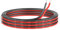Fil électrique en Silicone 0.52mm² 20awg Parallèle à 2 Conducteurs 10 Mètres[Noir 5M Rouge 5M] Cable de Connexion Sans Oxygène Fil Toronné Cuivré Résistant à Haute Température