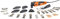 FEIN Multimaster MM 700 Max Top, Utensile multifunzione con 60 accessori, Motore FEIN da 450 W, Sistema antivibrazioni, Attacco portautensile StarlockMax, Sistema di serraggio rapido