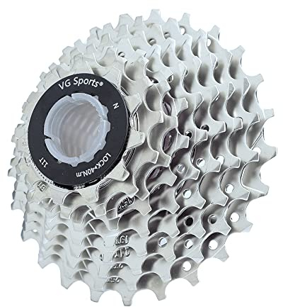 VG SPORTS 9/10/11 Speed Cassette 11-25T/11-32T/11-36T/11-40T/11-42T/11-46T/11-50T Bicycle Cassette Fit for Mountain Bike/Road Bike Cassette Compatible with Shimano Sram