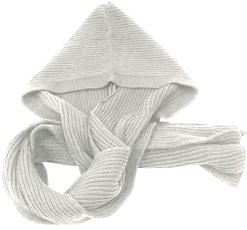 Bufanda con capucha para mujer, bufanda gruesa y cálida de invierno, bufanda de punto con gorro, bufanda para el cabello, gorro con capucha de lana para mujer musulmana, bufanda envolvente de crochet