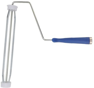 Cadre à Rouleau de Laque Pandée Ergonomique Cadre de Rouleau de Commande Facile à Haute Résistance pour Rouleau à Poussière, adapté à la Peinture du Mur ou du Projet de Construction, en Acier (4 (12