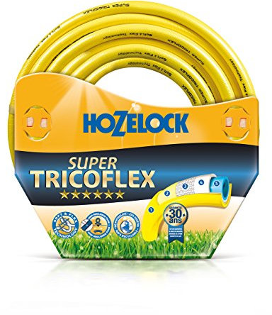 HOZELOCK - Super Tricoflex Ultimate Schlauch Ø 12,5mm (1/2) 100 M: Ultraleichter, robuster und formstabiler Gartenschlauch, TNT Non Torsion und Soft&Flex Technologien, 40% recyceltes PVC [116788]