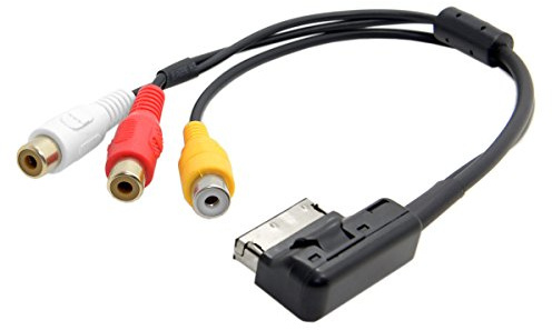 chenyang 3 RCA to AMI MMI Audio Video Cable Female DVD Video Audio Cable for Car