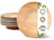 BIOZOYG Palmware Assiette à soupe jetable de qualité supérieure I rond 23 cm 25 pièces Plateau a feuille palmier pour salade et pasta I Vaisselle jetable compostable biodégradable