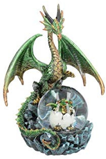 Nemesis Now Emerald Oracle Boule à Neige Vert 19 cm