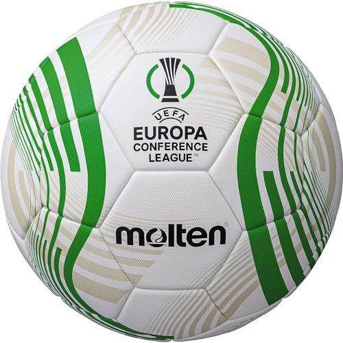 Molten UEFA Europa Conference League 2022/23 Fußball weiß/grün, 5