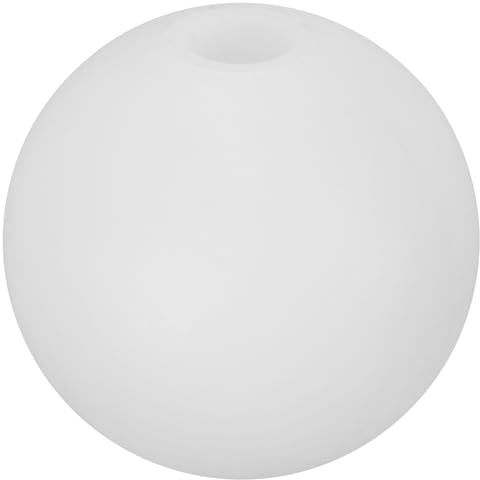 CALLARON 4 Inch Globe Lampshade Replacement Frosted Acrylic Ball Light Cover for Wall Post Lamps Round Lamp Shade Accessory