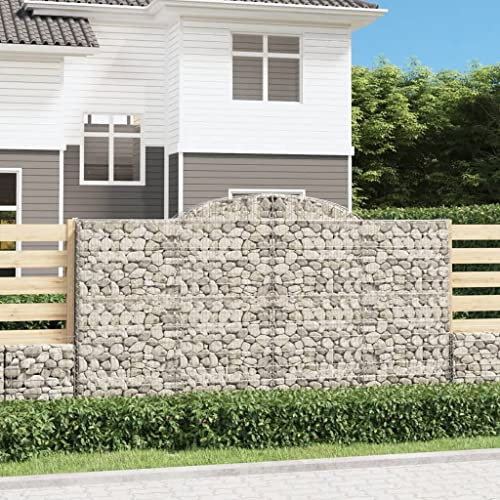 Hochbeet Schmal,Blumenkasten Balkon gabionen Mit Hochbogen 8 STK. 300x50x160/180cm Verzinktes Eisengeeignet Für Garten, Eingang, Wohnzimmer, Korridor, Büro, Balkon, Außenbereich