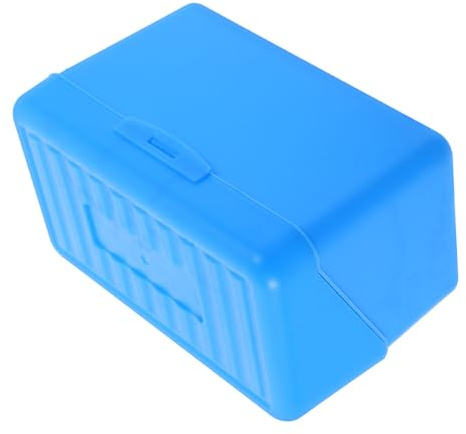 SHINEOFI Caja De Soporte Para Tarjetas De Visita Estuche De Plástico Para Tarjetas De Visita Organizador De Almacenamiento De Cartas De Juego Caja De Cubierta De Tarjetas De Juego