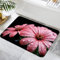 YISUMEI Badematte rutschfeste Badteppich 40x60cm Waschbar Schnelltrocknende Badezimmerteppich, Duschvorleger für Dusche, Badewannen, WC Deko (Blumen-2)