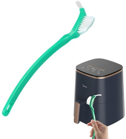 Cepillos de limpieza para exprimidor, cepillo para fregar leche de soja para cocina, herramienta de limpieza eficiente con mango ergonómico para exprimidor de cocina, freidora de aire, cepillo pequeño
