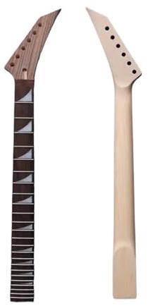 Gitarrhals DIY Ersättning 24 Fret Fit DIY Elektrisk Gitarrhals Lönnroseträ