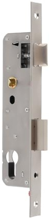 Générique Serrure à Cadre Tubulaire - en Acier Inoxydable Serrure à Cadre Tubulaire - Serrure de Porte de Jardin - Insert de Serrure pour Gauche/Droite,cylindres de serrures de Portes,cserrure Porte