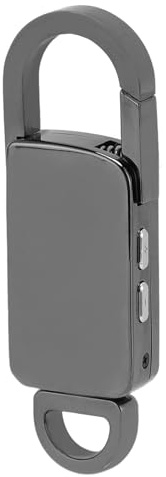 Luocute Digital Röstinspelare, Röstaktiverad Inspelare Intelligent Mikrofonbrusreduceringsinspelningsenhet Keyring Design, Brusreducering för Föreläsningar Mötesintervjuer (32 GB minne)