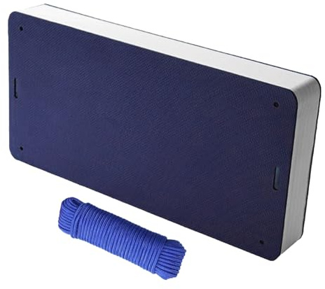 Boat Fenders, Boat Bumpers, Portable Marine Buoys, 3 Layer EVA Flat Fenders with Rope, Marine Dock Guards Prevent Scratches, 50mm Thick Defender Pad for Yacht, Motorboat, Pontoon, Sailing, Dinghies