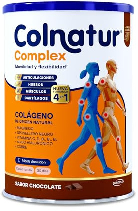 Colnatur Complex Chocolate | 420g | Colágeno con Magnesio y Vitamina C para Músculos y Articulaciones